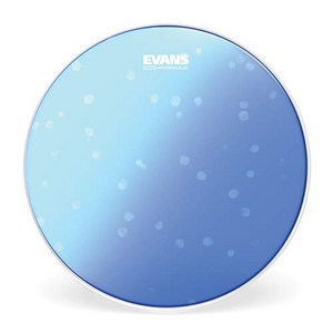 Evans Drum Head Hydrangea Snare Blue B14HB / 유압 블루 스네어 코팅 (7.5mil + 6.5 mil) 14 인치, 1개