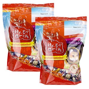 아마존 스위트 햄스터 사료, 700g, 2개