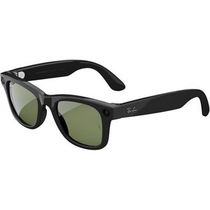 Meta (Renewed제품) 스마트안경 스마트글라스 블루라이트 블루라이트차단 메타 레이반 스마트 안경 Ray-ban Smat Glasses (Renewed), Regula_Wayfae/ Shiny Black