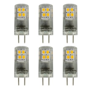 오스람 LED 핀전구 JC 12V 2.6W GY6.35, 6개