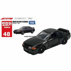 토미카 48 닛산 스카이라인 GT-R BNR32 (일반) 블랙, 1개