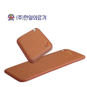 HanilMedical 3인용 전기방석 소파형 황토, 브라운, 50 x 130 cm