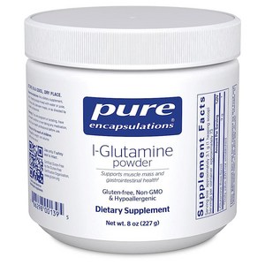 Pue Encapsulations L-Glutamine Powde - Supplement fo Immune and Digestive Suppot Gut Health and Lining Metabolism and Muscle Suppot＊ - with Pue, 1개