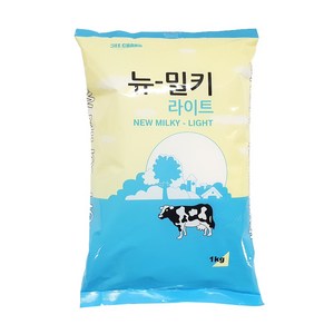 뉴밀키 라이트 탈지분유 1kg 식물성크림분말, 3개