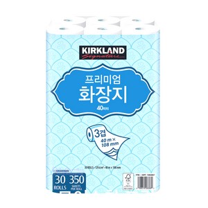 커클랜드 프리미엄 화장지 3겹 롤화장지 30롤, 40m, 30개입, 1개