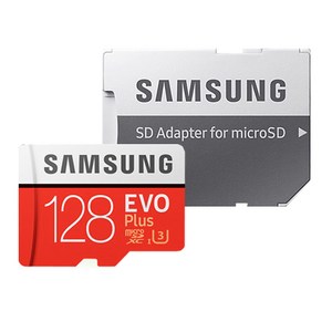 삼성 메모리카드 SD 128GB EVO Plus CLASS 10, 1개