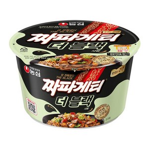 짜파게티 더 블랙 큰사발면 90g, 3개