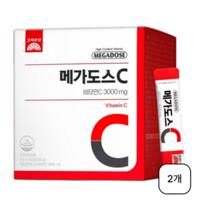 고려은단 메가도스C 비타민C, 100회분, 300g, 2개