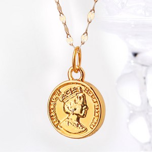 주리에떼 순금 24K 목걸이 데일리 심플 밀리언 엘리자베스 금 목걸이 여자친구 선물(14K/18K 체인)