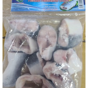 냉동식품 자른냉동메기 frozen pangasius steak 메기컷 630g worldfood, 1개