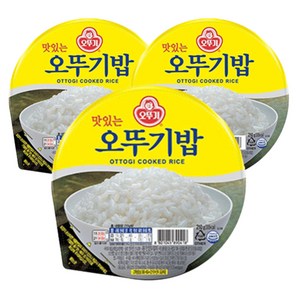 오뚜기 즉석밥 맛있는 오뚜기밥 210g 36개