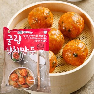 나래식품 김치 굴림만두 1kg, 1개