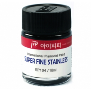 아이피피IPP 락카도료 SP104 슈퍼 파인 스테인레스 18ml, 1개