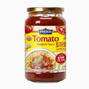 오뚜기 프레스코 토마토 스파게티소스, 600g, 1개