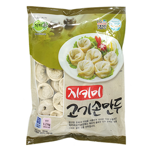 지키미 고기손만두 1.2kg (아이스박스.팩포함가), 1개