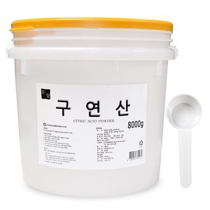 구연산 8kg 섬유유연제 세정제 세제, 1개