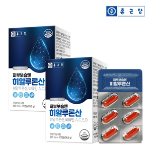 종근당 피부보습엔 히알루론산, 30정, 28.5g, 2개