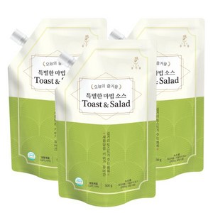 오늘의 즐거움 특별한 마법 키위 토스트 소스, 500g, 3개