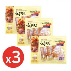 홈쿡(400g) 오도독미니닭갈비 강아지간식, 400g, 3개