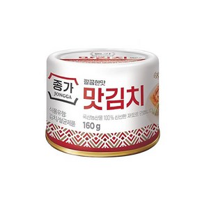 청정원 종가집 맛김치 캔 160g, 36개