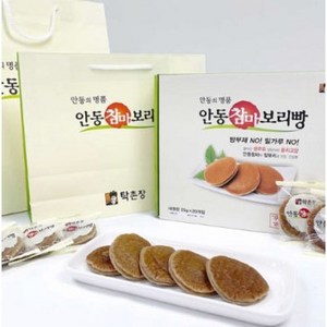 탁촌장 쫀득쫀득 국민간식 마약빵 안동참마 찰보리빵, 25g, 10개