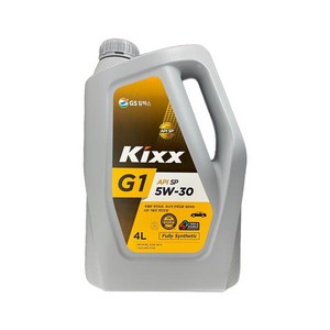 킥스 KIXX G1 5W-30 4L 가솔린엔진오일, kixx G1 5W30 SP 4L, 1개, 5w30