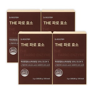 닥터루템 파로 효소 식약청인증 파로효소분말 이탈리아산, 90g, 4개