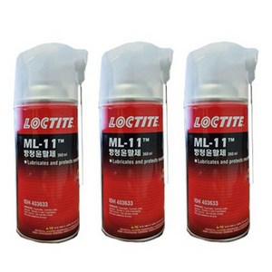 록타이트 방청윤활제 ML-11 360ml, 3개