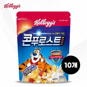 켈로그 콘푸로스트 시리얼, 600g, 10개