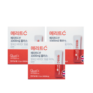 [휴온스] 메리트C산 3000mg 고함량 비타민(영국산 DSM) 3개월분, 96g, 3개