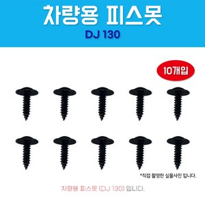 카박사 DJ-130 자동차보도 10개 태핑나사 와샤붙이 차량용피스못 6X20