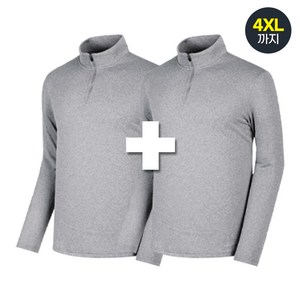 1+1 나인앤나인 포근한 카치온 약기모 집업 티셔츠(S~4XL)