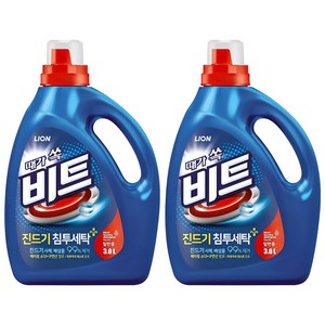 비트 진드기 침투세탁 일반용 액상세제 본품, 3L, 2개