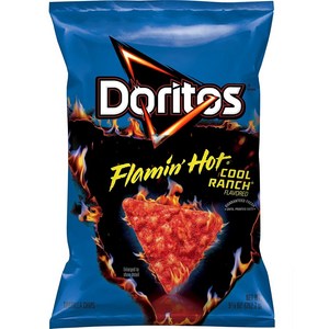 미국 도리토스 쿨 랜치 플레이밍 핫 매운맛 나초칩 297.6g Doritos Tortilla Chips Flamin' Hot Cool Ranch Flavored 9.25 oz, 1개