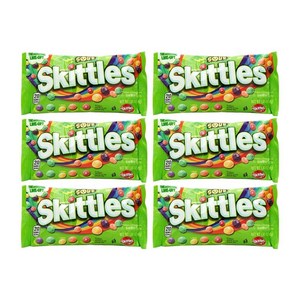 Skittles 6개 스키틀즈 샤워 캔디 51 g, 51g