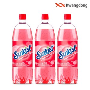 썬키스트 자몽소다, 1.5L, 12개