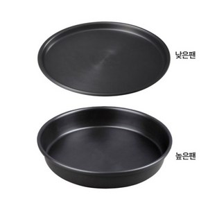 국산 경질 오븐 빵팬 피자틀 제빵 피자팬 높은.낮은 8size, 높은 8인치(230x40mm), 1개