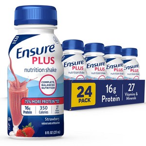 앤슈어 엔슈어 인슈어 딸기 플러스 226ml 24팩 Ensure