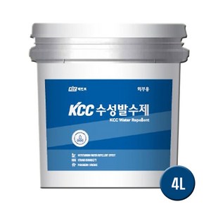 KCC 외벽방수 수성발수제, 1개, 4L, 투명