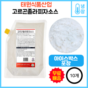 태원식품산업 고르곤졸라 피자소스, 10개, 1kg