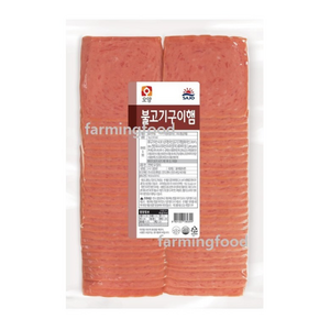 [소담푸드] 불고기구이햄(토스트 샌드위치용), 1kg, 10개