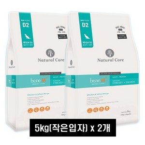 네츄럴코어 전연령 베네M50 강아지 사료 작은알, 닭+연어, 10kg, 1개