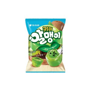 [트레이딩제이]밴드증정 오리온 키위알맹이 67g 젤리 사탕 자두 리찌 포도 마이구미 간식, 40개