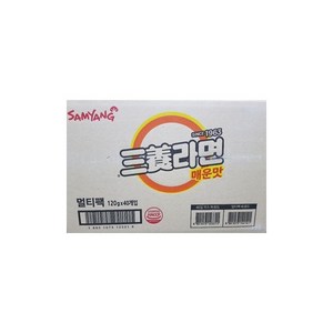 삼양라면 매운맛 120g, 40개