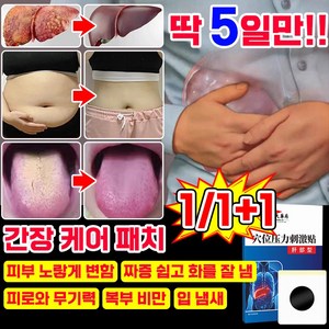 [효과보증] 간 보호 케어 돌침 패치 인삼 불수감 한방 패치 지방간 알코올성 간병 식욕 부진 피로감 무기력 팽만감 구취 습기 증상 완화 패치 건강 관리 질병 예방, 6매입, 2개