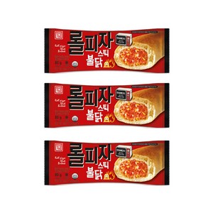 한성기업 롤피자스틱 불닭피자 80g 3봉, 3개