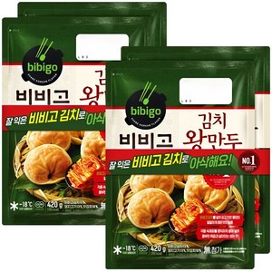 (냉동)비비고 김치왕만두420g, 420g, 4개