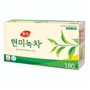 동서 현미녹차, 1.5g, 180개입, 3개