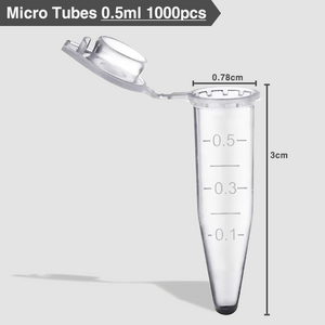 마이크로튜브 원심분리기 Mico tube 0.5ml (1000개) 에펜도르프, 1000개