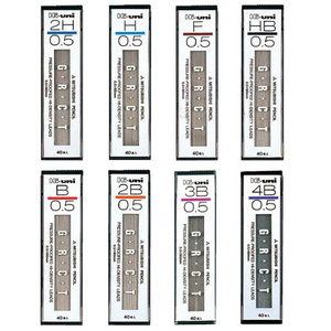 유니 미쯔비시 하이유니 GRCT 샤프심 0.5, 0.5 HB